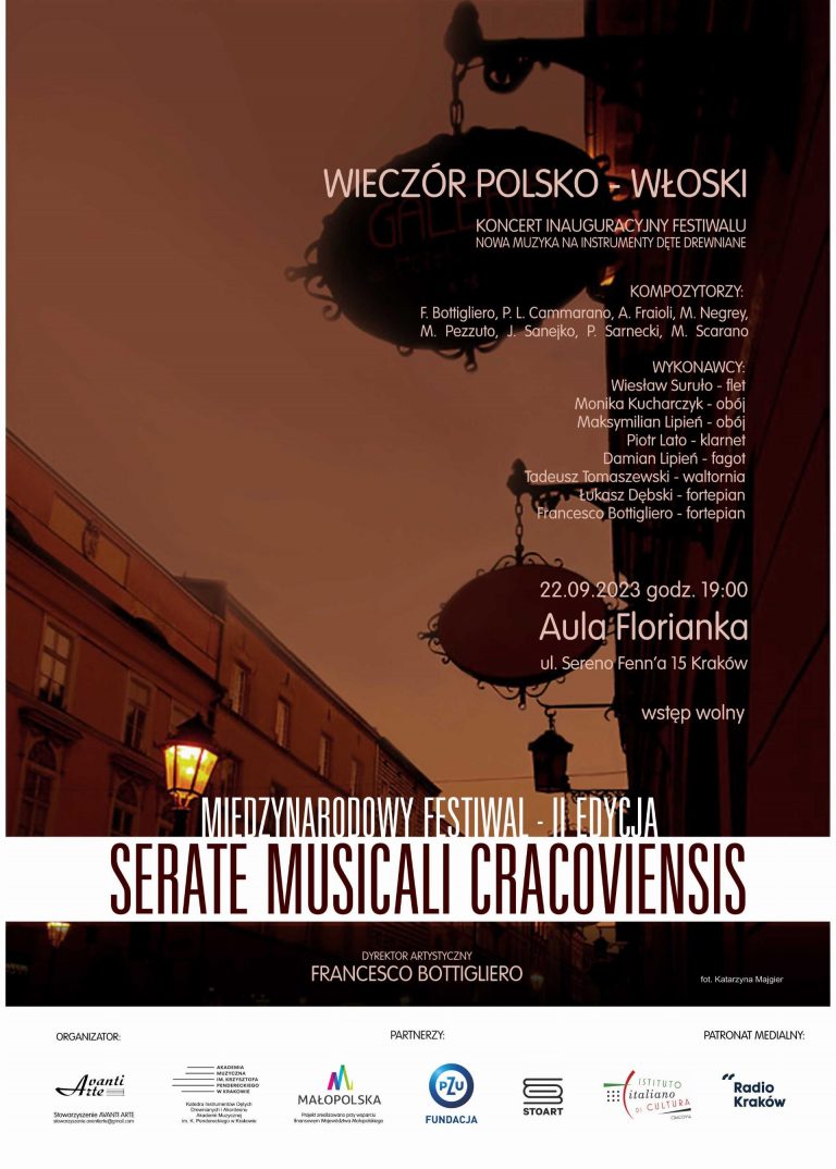plakat koncert inauguracyjny